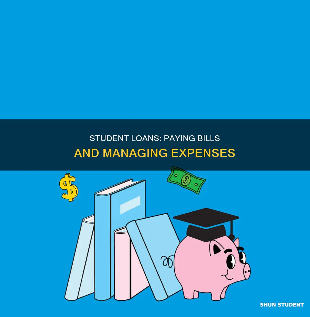 can you use student loans to pay bills