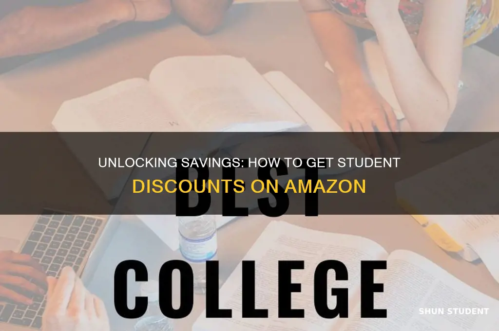 can ypu receive a student discount on amazon