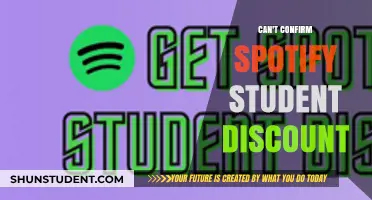 Troubleshooting Spotify Student Discount: Why Can't I Confirm Eligibility?