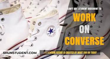 Troubleshooting Student Discount Issues on Converse Purchases: A Quick Guide
