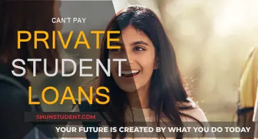 Private Student Loans: What If You Can't Pay?