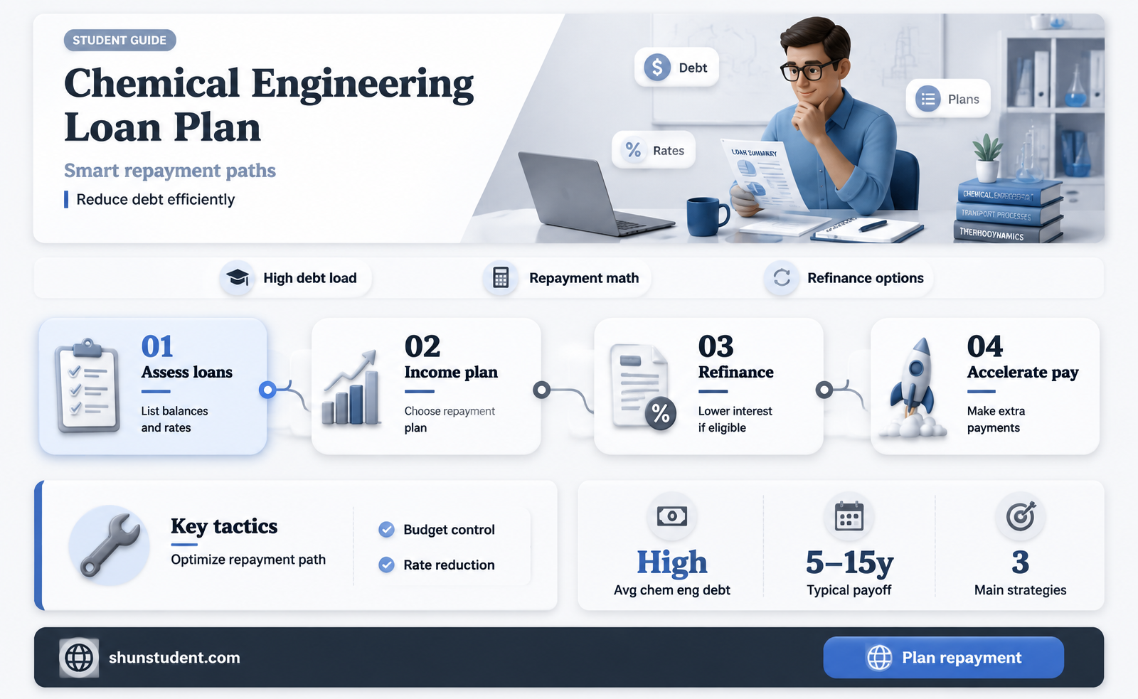 can chemical engineers pay off student loans