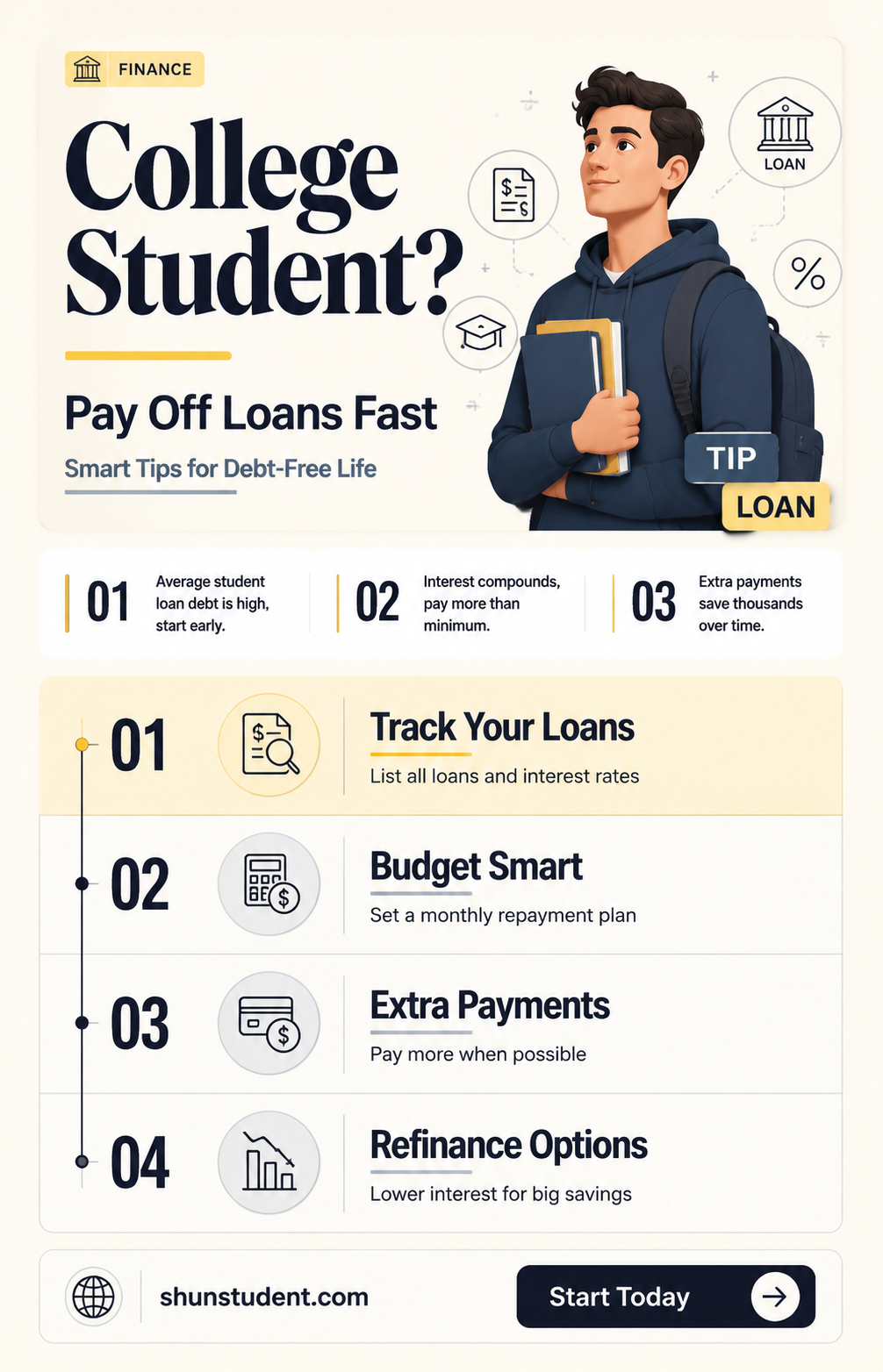 are you a college student and want to pay loans