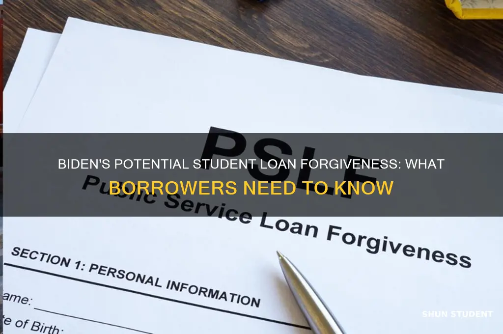 could biden forgive student loans