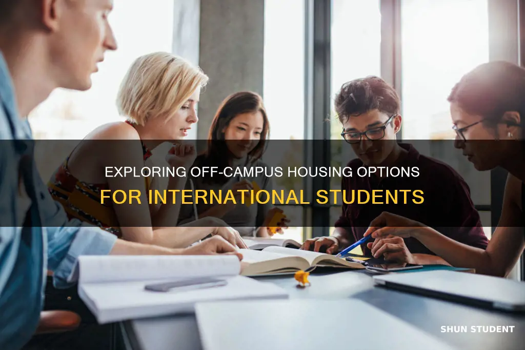 could international student live in outside campus