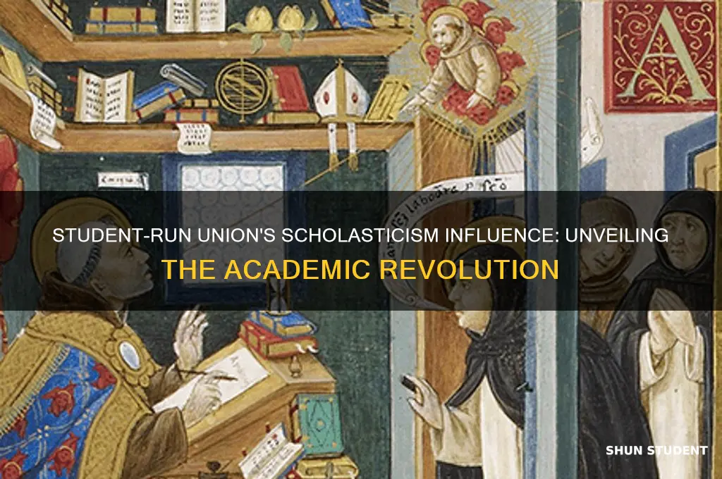 did a union run by students teach scholasticism