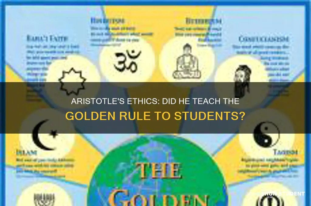 did aristotle teach his students to follow the golden rule