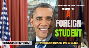 Barack Obama's Columbia University Days: Foreign Student Status?