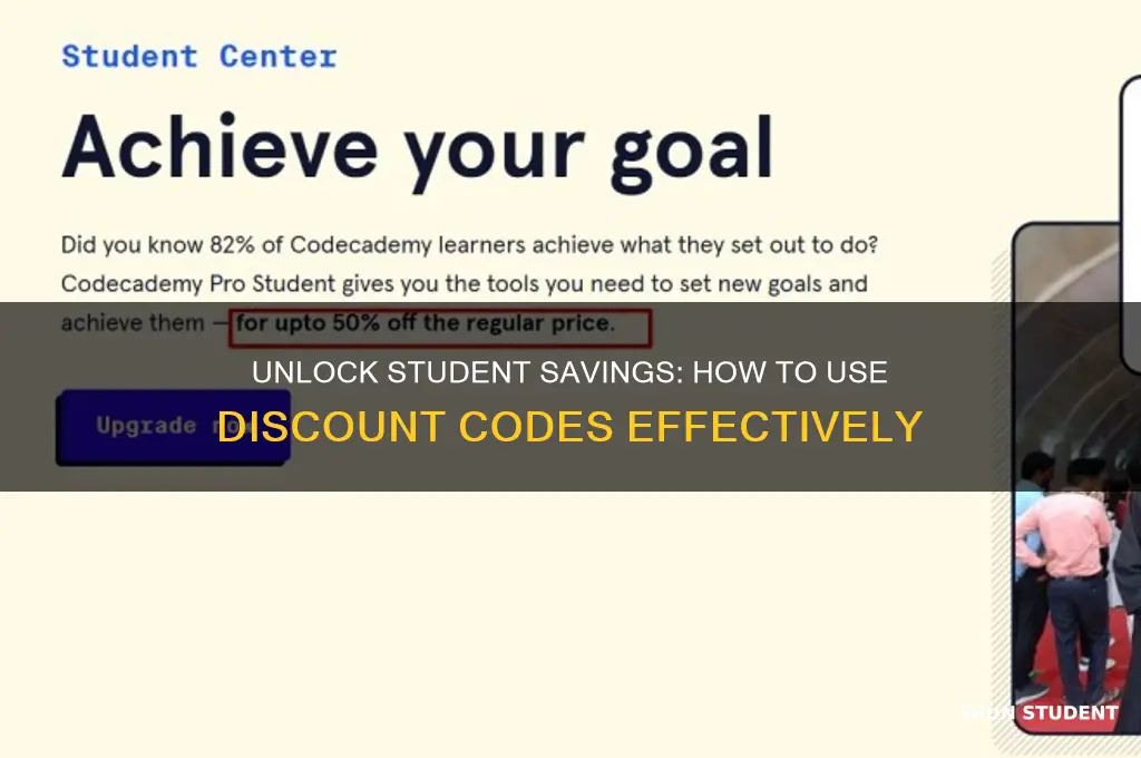 did discount code student