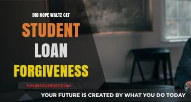 Hope Waltz's Student Loan Forgiveness: Fact or Fiction?