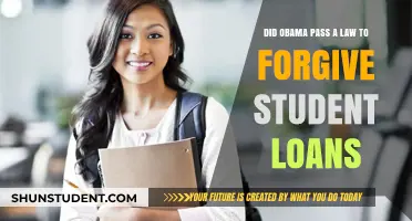 Did Obama Pass a Law to Forgive Student Loans?