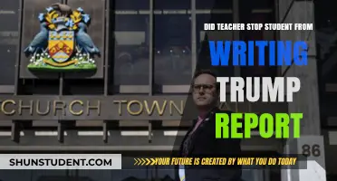 Teacher Halts Student's Trump Report: Censorship or Classroom Control?