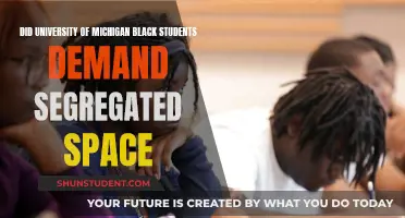 Black Students at University of Michigan Demand Segregated Spaces