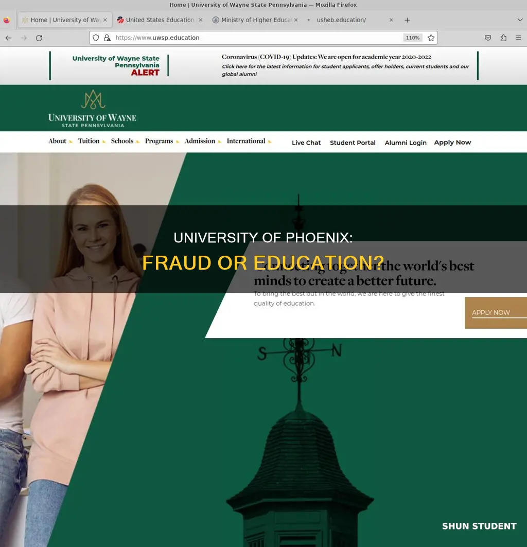 did university of phoenix defraud students