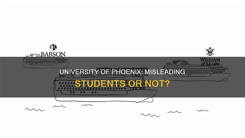did university of phoenix mislead students
