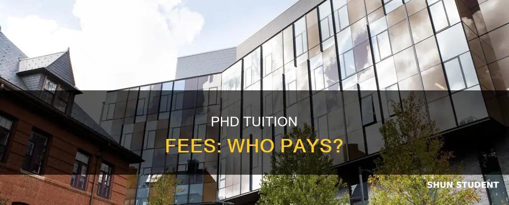 do admitted phd students pay tuition