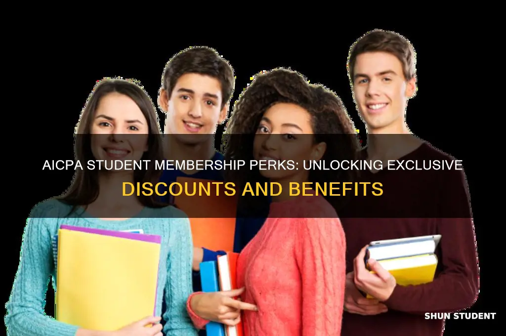 do aicpa student members receive discounts
