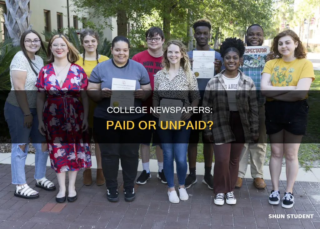 do all college newspapers pay their students