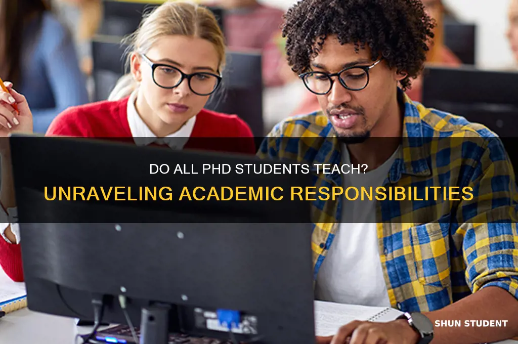 do all phd students teach