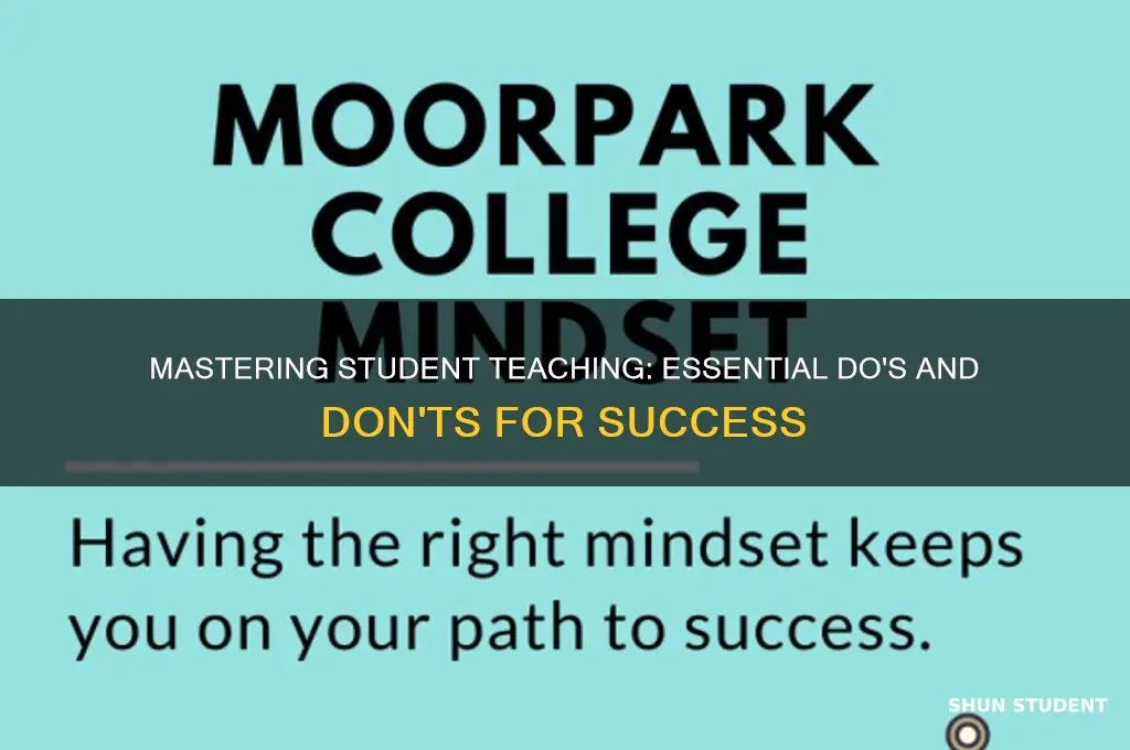 do and don ts of student teaching