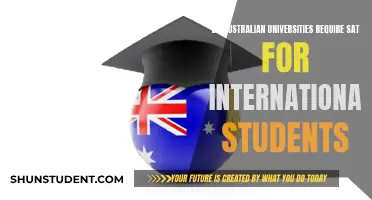 Australian Universities: SATs for International Students?