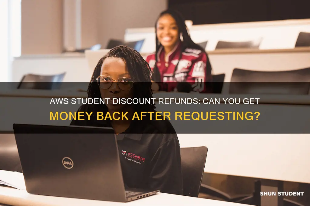 do aws refund if we request them for student discount