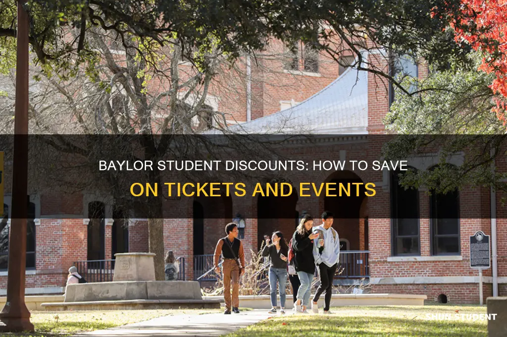 do baylor students get discounted tickets
