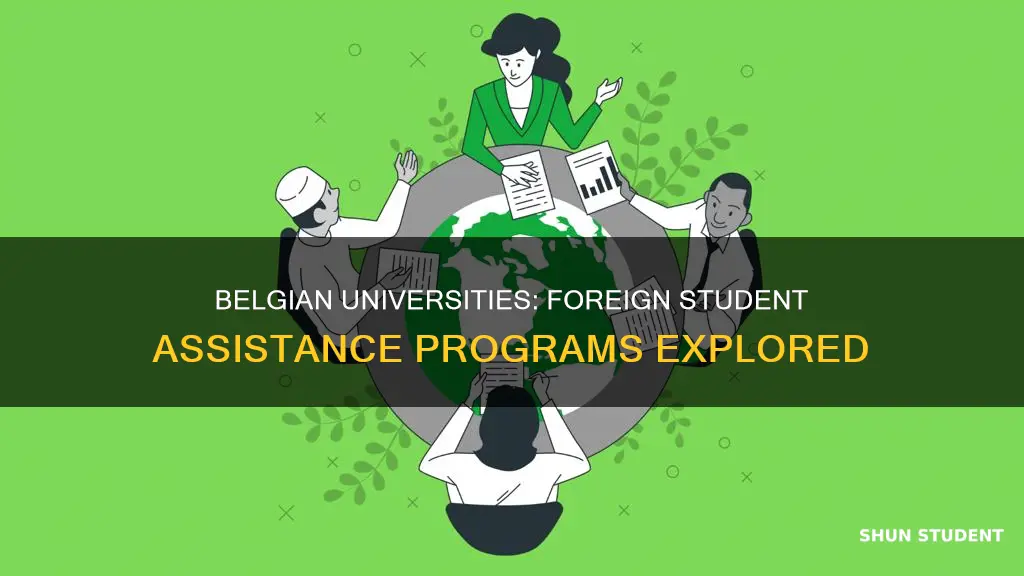 do belgian universities support foreign students with assistance