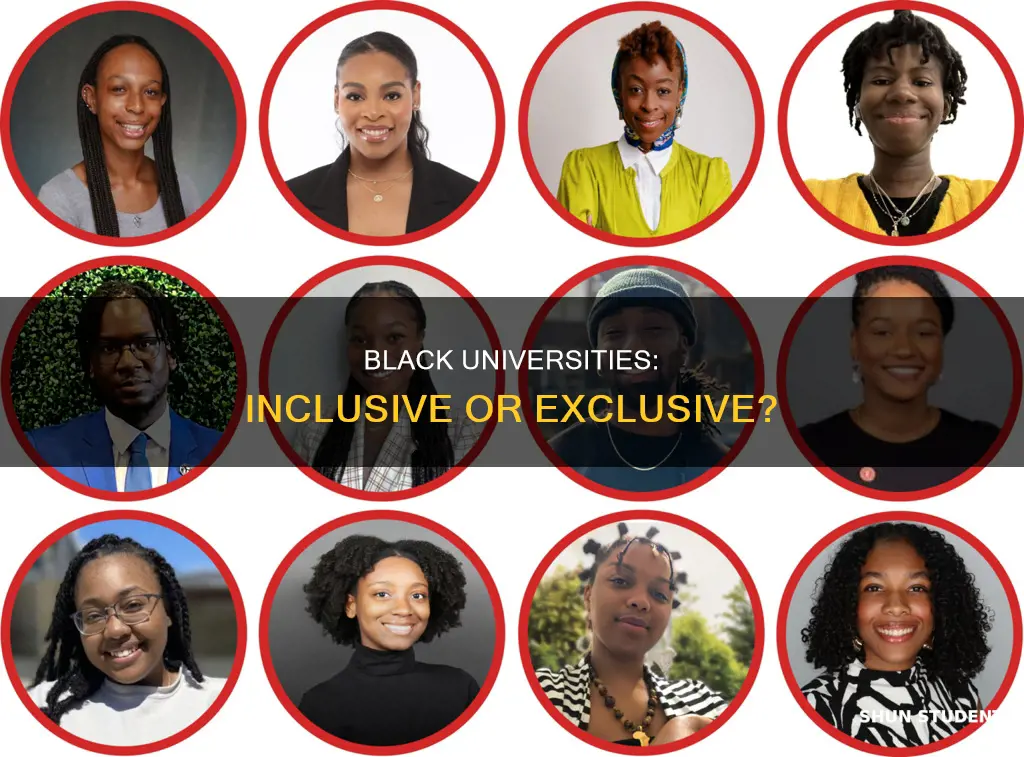 do black universities accept white students