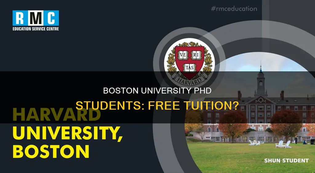 do boston university phd students get free turition