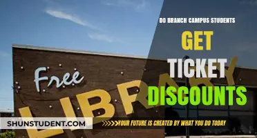 Branch Campus Students: Ticket Discounts and Savings Opportunities