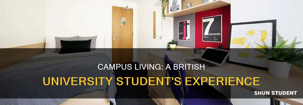 do british university students live on campus