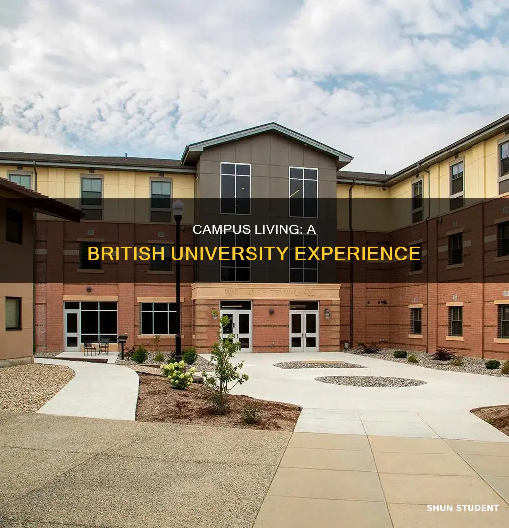 do british university students live on campus