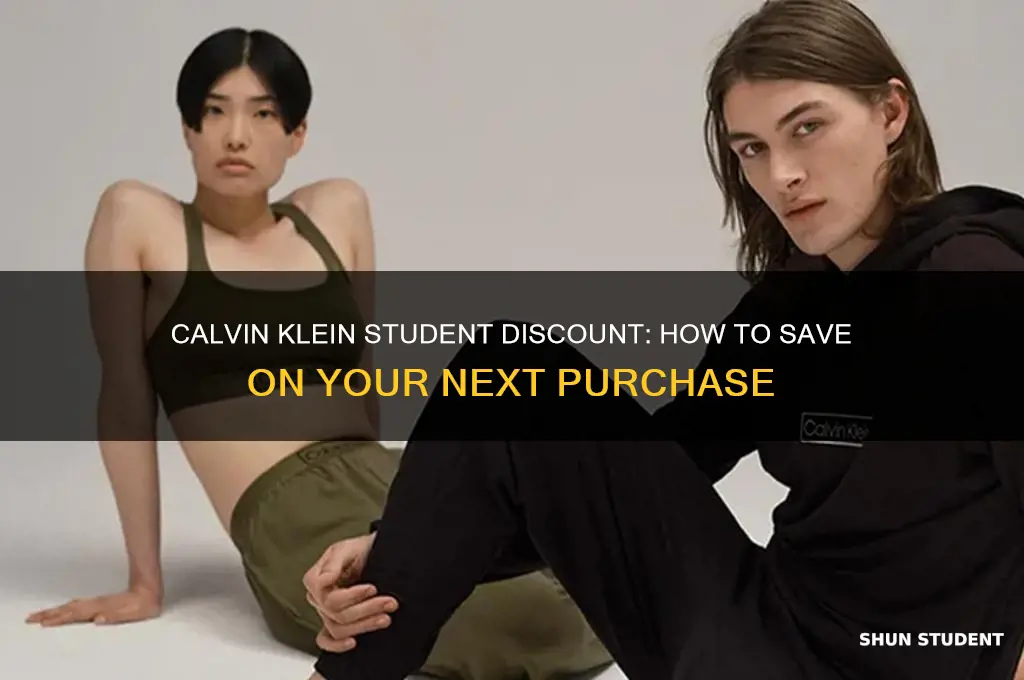 do calvin klein do student discount