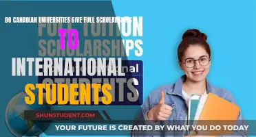 International Students: Full Scholarships in Canada?