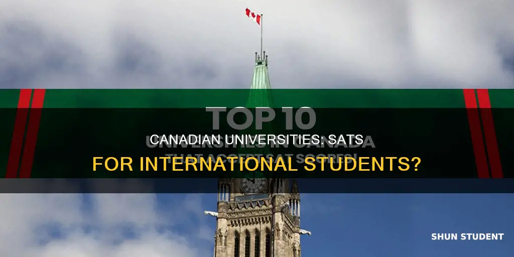 do canadian universities require sat for international students