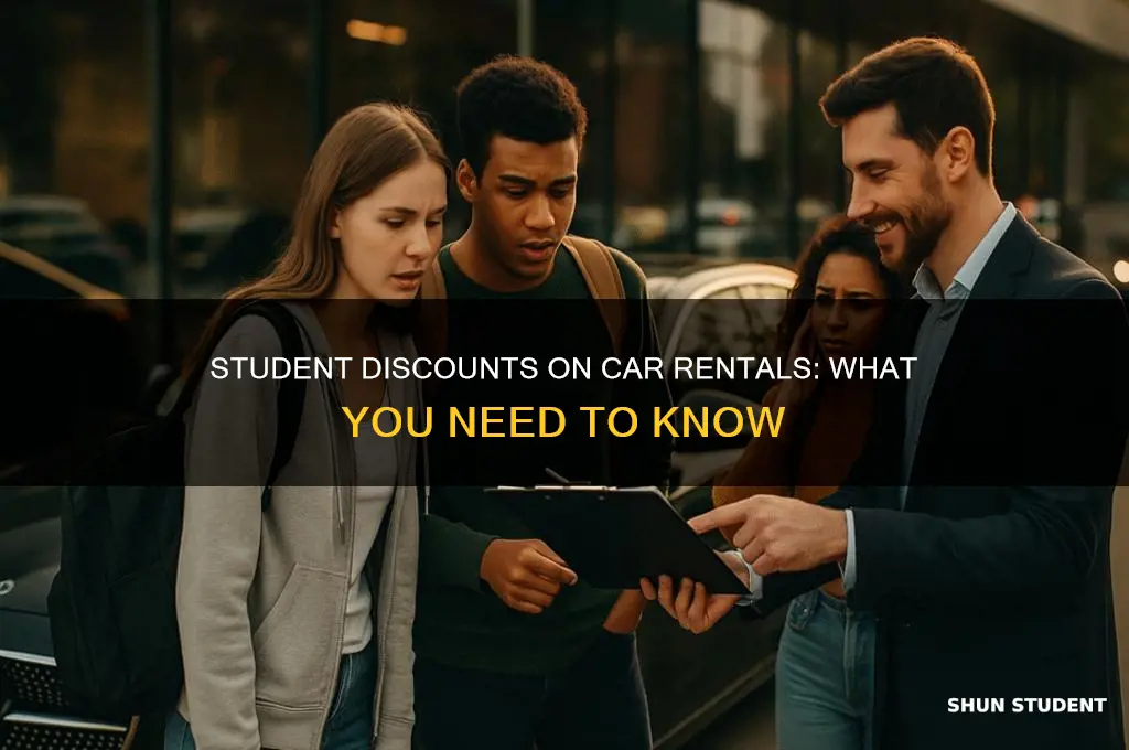 do car rental companys offer student discounts