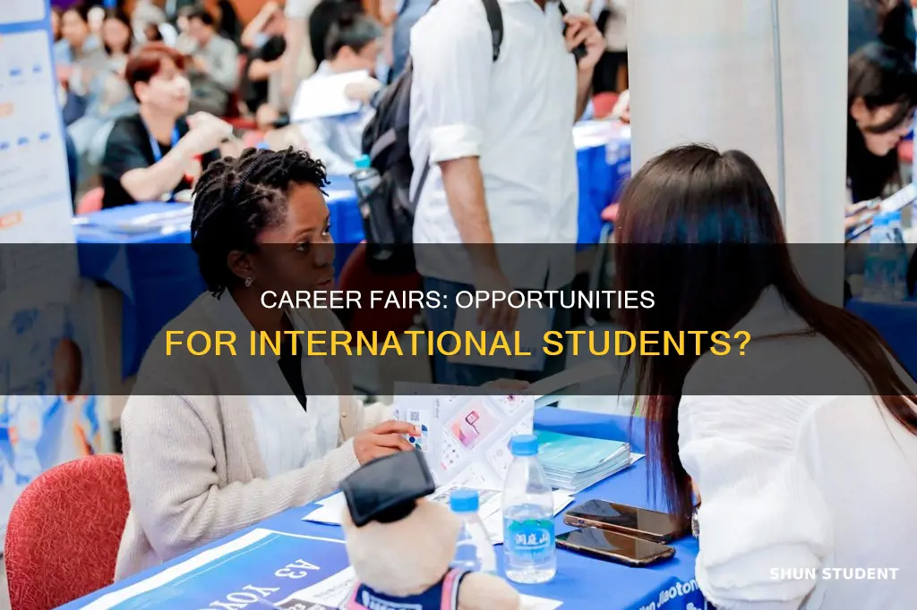 do career fairs hire international students