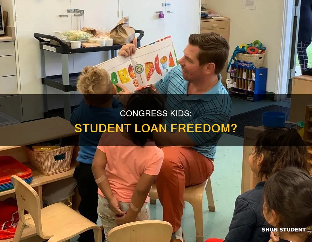 do children of congress have to pay student loans
