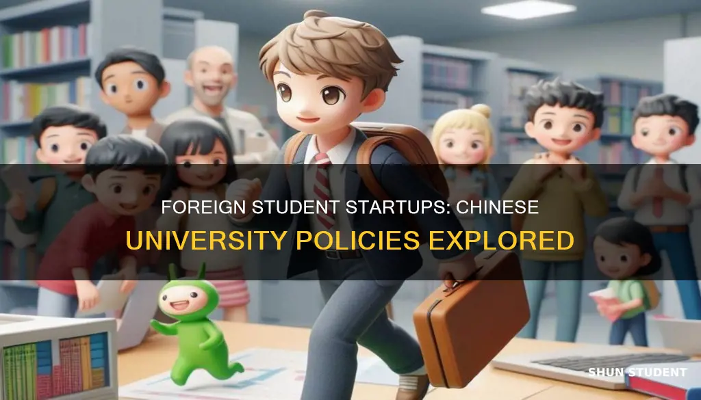 do chinese universities allow foreign students to do startups