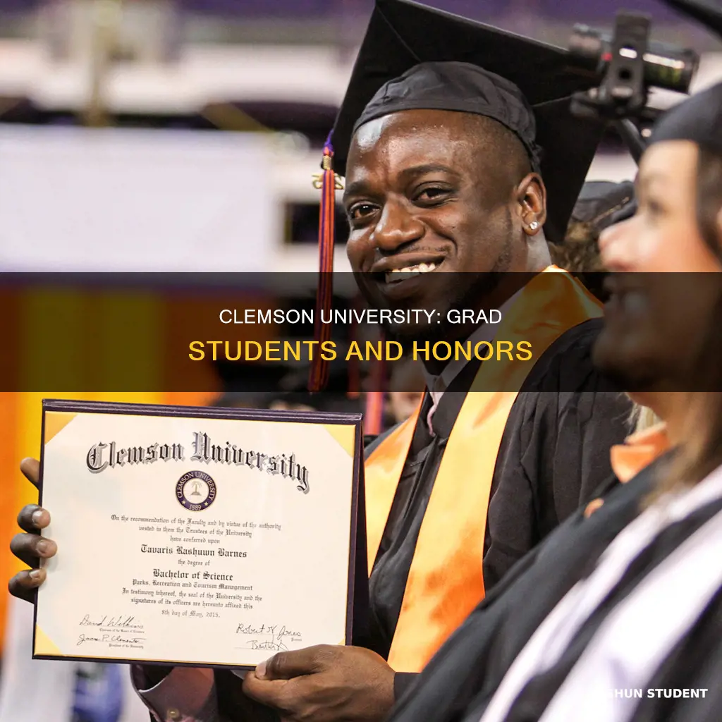 do clemson university grad students graduate with honors