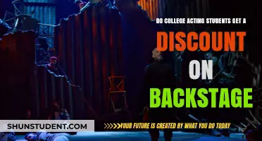 College Acting Students: Backstage Discounts and Savings Opportunities