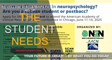 Scholarships: Do They Cover All Student Expenses?