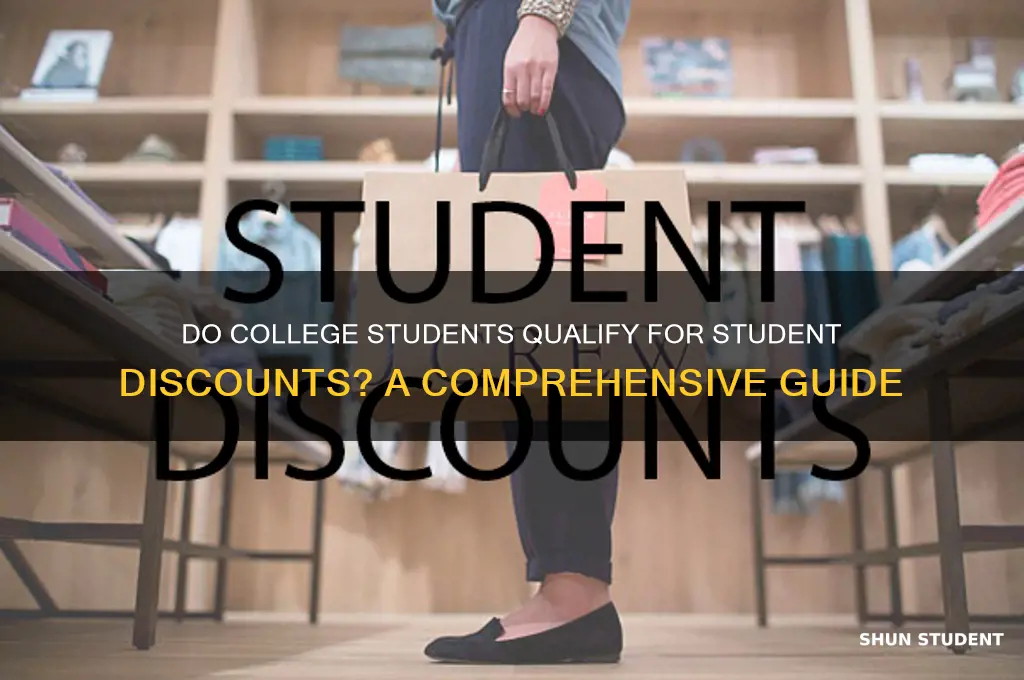 do college students count for student discount