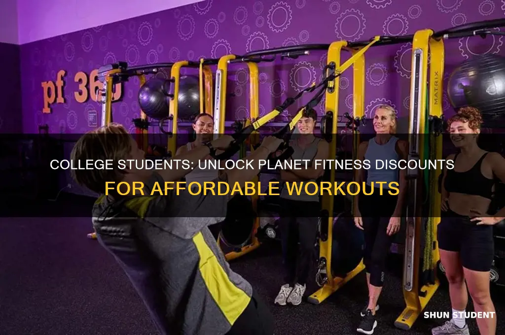 do college students get a discount at planet fitness