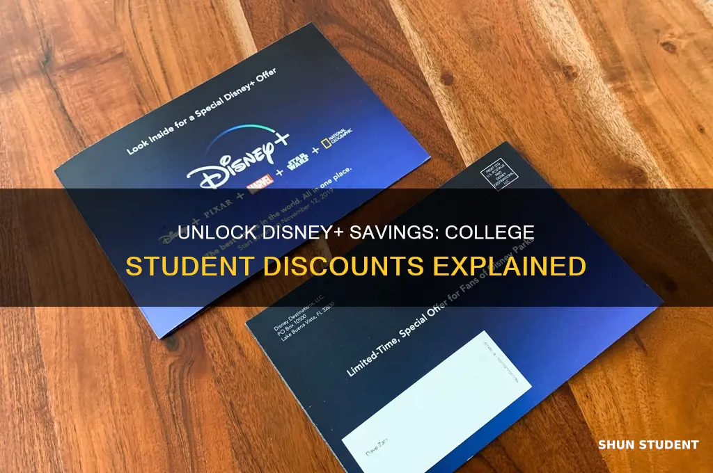do college students get a discount for disney plus