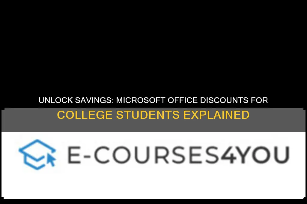 do college students get a discount on microsoft office