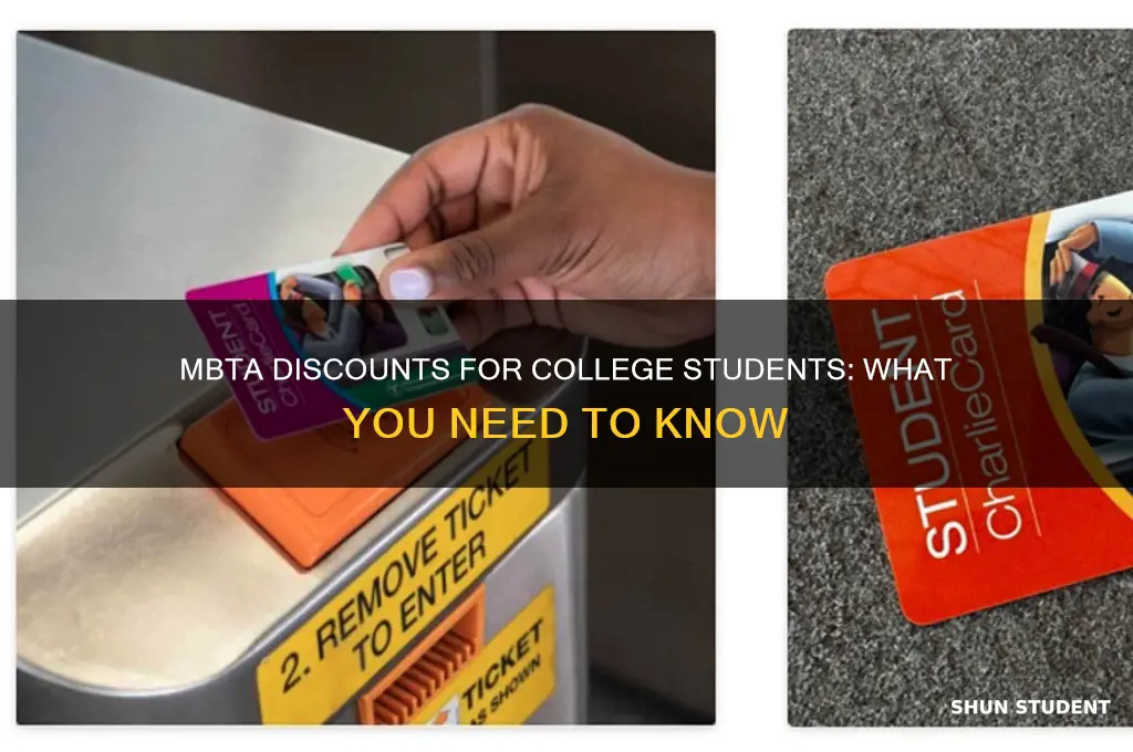 do college students get an mbta discount