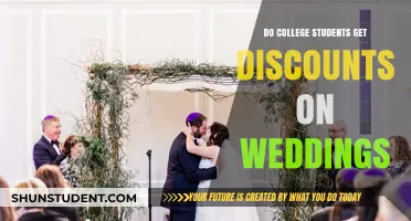 College Student Wedding Discounts: How to Save on Your Big Day