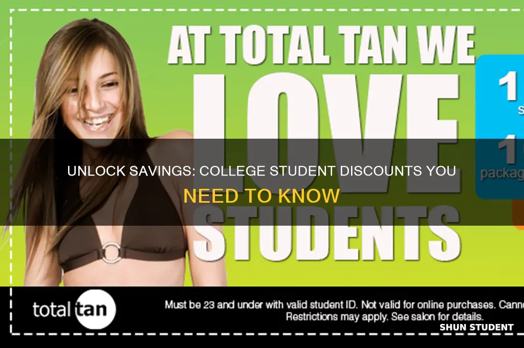 do college students get discounts